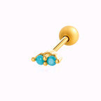 Piercing Blue Zircons