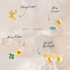 Piercing Blue Zircons